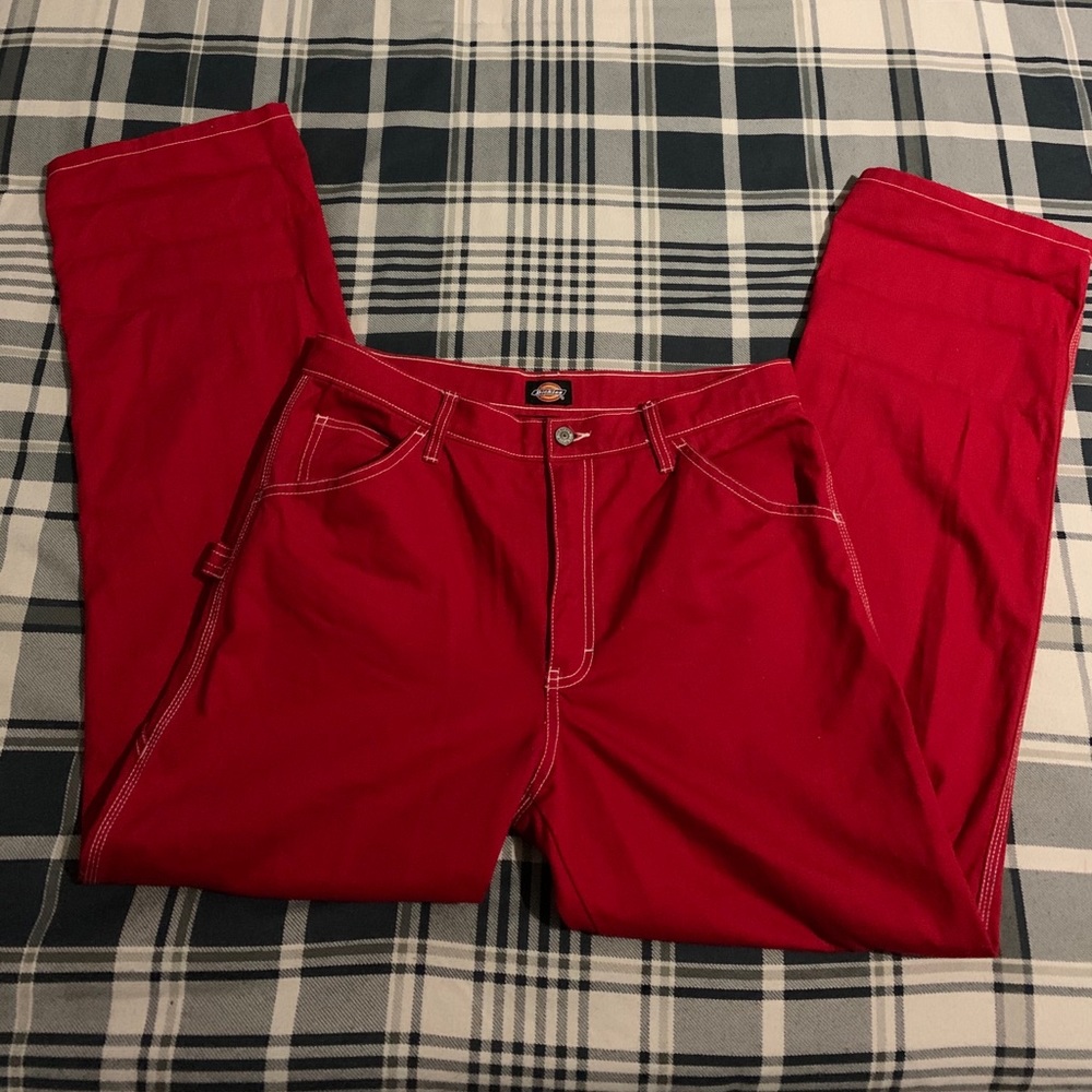 Red Dickies Pants
